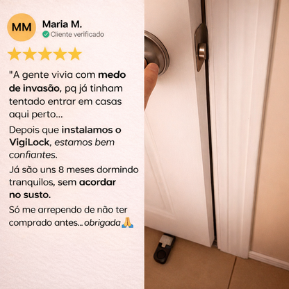 VigiLock™ Alarme Trava-Portas