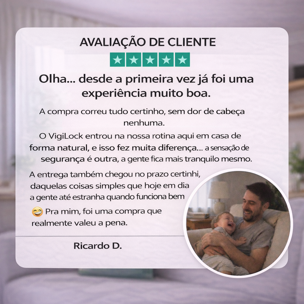 VigiLock™ Alarme Trava-Portas
