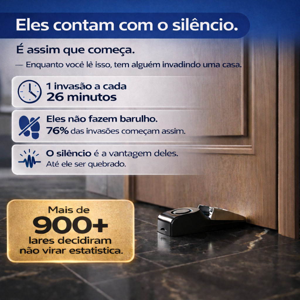 VigiLock™ Alarme Trava-Portas