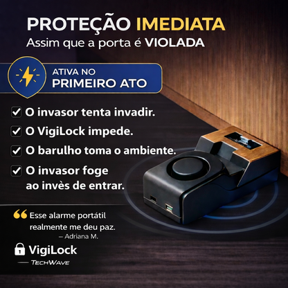 VigiLock™ Alarme Trava-Portas